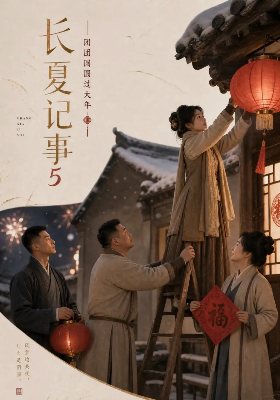 长夏记事5，团团圆圆过大年(全集)
